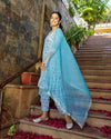 Aabha Handblock Cotton Gotapatti Suit Set
