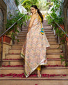 Saaz Handblock Cotton Gotapatti Suit Set