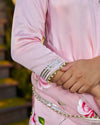 Ira Satin Handpainted Gotapatti Suit Set