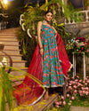 Abeer Handblock Cotton Gotapatti Suit Set