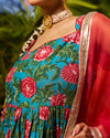 Abeer Handblock Cotton Gotapatti Suit Set