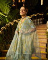 Izza Handblock Cotton Gotapatti Sharara Set