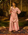 Sukoon Satin Gotapatti Coord Set