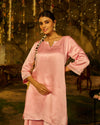 Sukoon Satin Gotapatti Coord Set