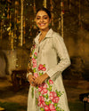 Baaghi Silk Handpainted Coord Set