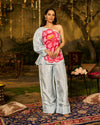 Raahi Silk Handpainted Coord Set