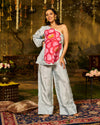 Raahi Silk Handpainted Coord Set