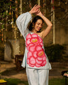 Raahi Silk Handpainted Coord Set
