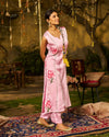 Ishq Satin Handpainted Kurta Set
