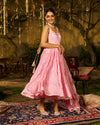 Fikr Silk Handpainted Gotapatti Suit Set