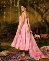 Fikr Silk Handpainted Gotapatti Suit Set