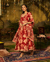 Zohra Handblock Cotton Gotapatti Suit Set