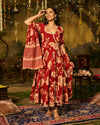 Zohra Handblock Cotton Gotapatti Suit Set