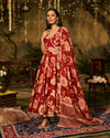 Zohra Handblock Cotton Gotapatti Suit Set