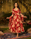 Zohra Handblock Cotton Gotapatti Suit Set