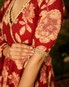 Zohra Handblock Cotton Gotapatti Suit Set