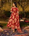 Zohra Handblock Cotton Gotapatti Suit Set