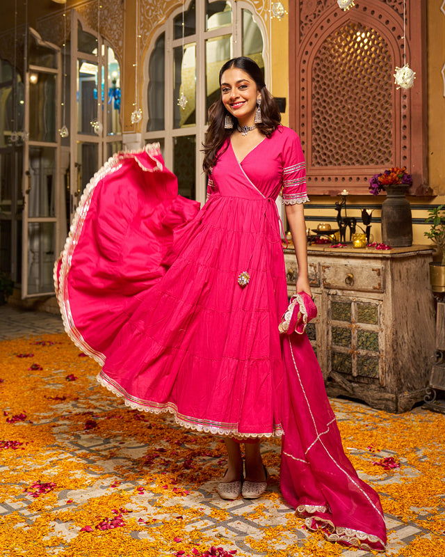 Roshni Cotton Gotapatti Suit Set