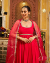Dua Georgette Gotapatti Suit Set