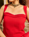 Noya Georgette Gotapatti Sharara Set