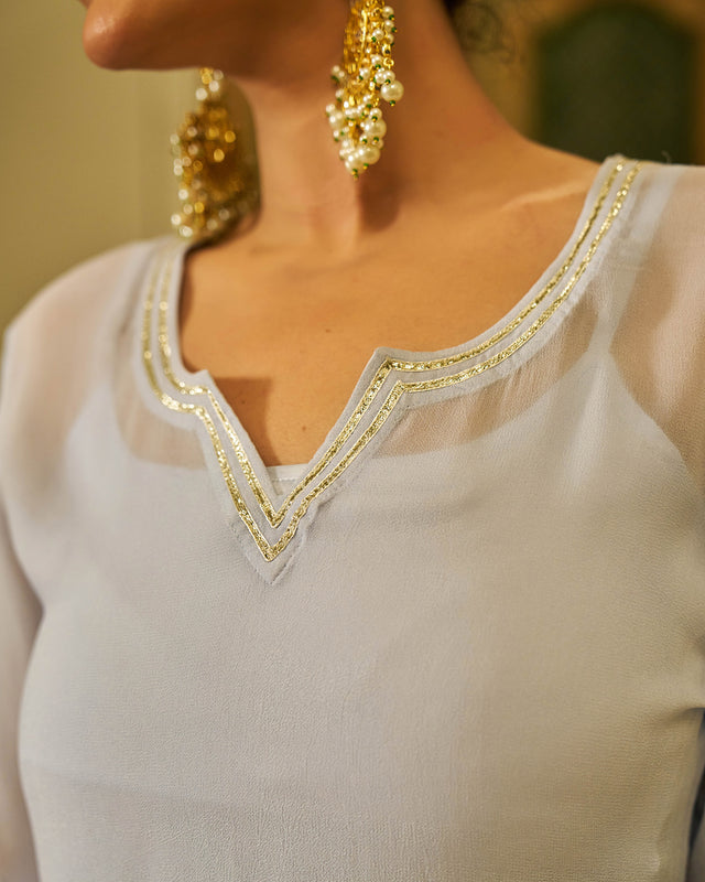 Silsila Georgette Gotapatti Kurta Set