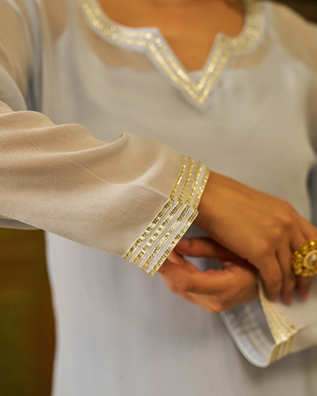 Silsila Georgette Gotapatti Kurta Set