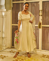 Ibtidaa Satin Handpainted Gotapatti Suit Set