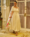 Ibtidaa Satin Handpainted Gotapatti Suit Set