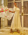 Ibtidaa Satin Handpainted Gotapatti Suit Set