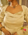 Ibtidaa Satin Handpainted Gotapatti Suit Set