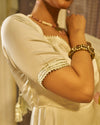 Ibtidaa Satin Handpainted Gotapatti Suit Set